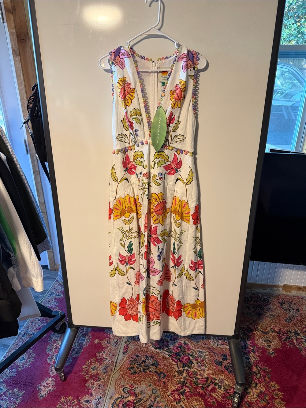 NWT Farm Rio  Sleeveless Maxi Dress size medium